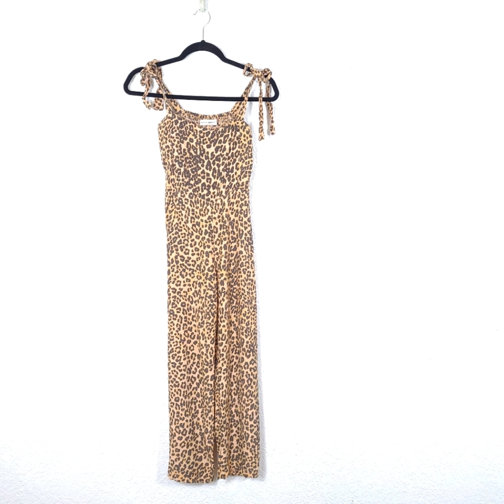 FAITHFULL THE BRAND Elsa Leopard Animal Print Jumpsuit - Picture 3 of 14
